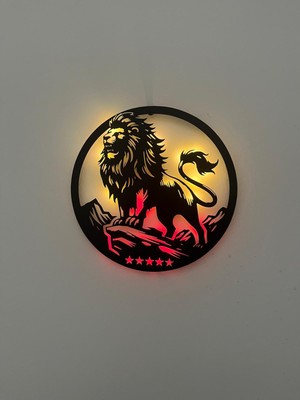 Zuzuca Store Galatasaray Yeni Sezon 5 Yıldızlı Aslan Duvar Dekorasyon