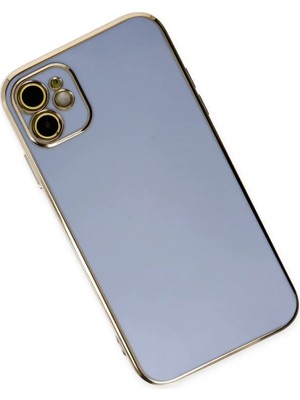 Newface iPhone 12 Kılıf Volet Silikon - Mavi