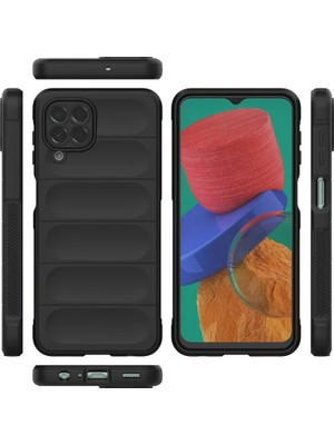 Newface Samsung Galaxy M33 Kılıf Optimum Silikon - Siyah
