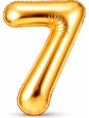 Eng Parti Dünyası Gold Rakam Folyo Balon 0–9 | Parlak Gold Doğum Günü ve Parti Balonu