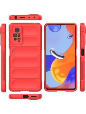 Newface Xiaomi Redmi Note 11 Pro Kılıf Optimum Silikon - Kırmızı