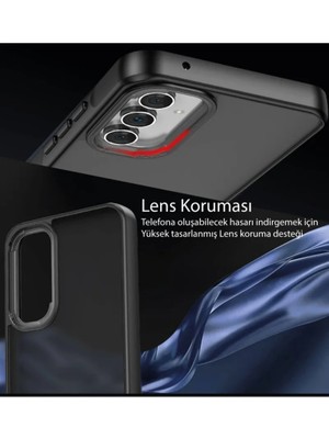 Newface Samsung Galaxy A05S Kılıf Elegant Kapak - Titan Gri