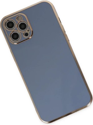 Newface iPhone 12 Pro Kılıf Volet Silikon - Mavi