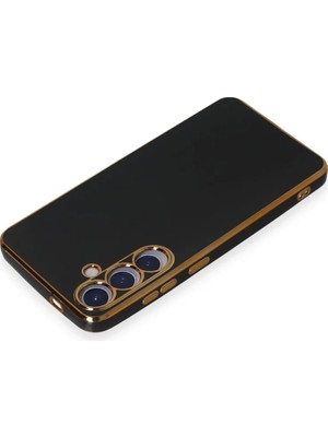 Newface Samsung Galaxy S24 Plus Kılıf Volet Silikon - Siyah