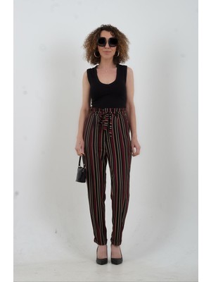 Zelish My Sister Çizgili Havuç Pantolon