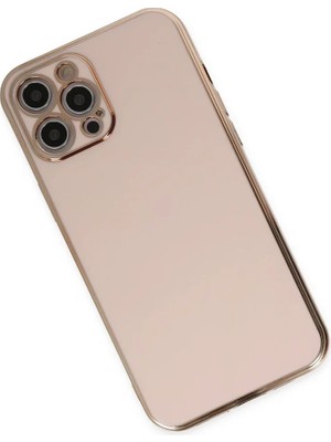 Newface iPhone 12 Pro Kılıf Volet Silikon - Pembe