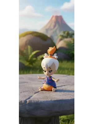 OEM EMR3D Tasarım Çakıl Çakmaktaş Taş Devri Hobi Oyuncak 16 cm