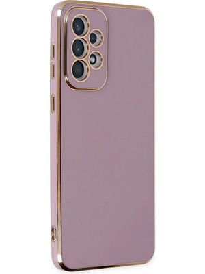 Newface Samsung Galaxy A73 5g Kılıf Volet Silikon - Mor