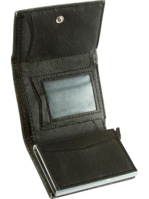 Zero Land Gld-Spt- Meizmalı Kızaklı Kartlık Cüzdan Kağıt Para Bölmeli - Gri