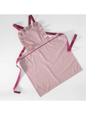 Linens Frill Mutfak Önlüğü Mürdüm