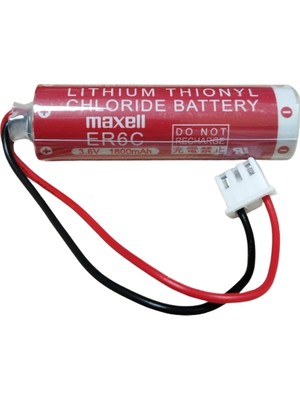 Noip Maxell ER6C 3.6V Aa Size 3 Pın Lithium Pil Soketli̇ (925)