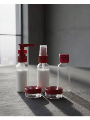 Store Mania Ieg™ 5 Parça Seyahat Dolum Şişesi Seti 30 ml Hafif Tasarım