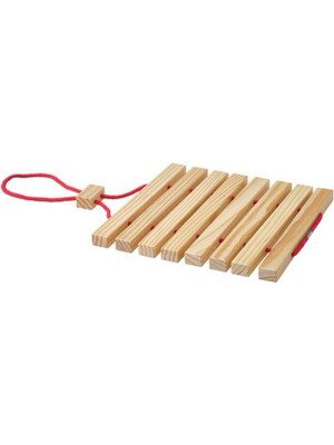 IKEA Halvnabb Nihale, Parlak Kırmızı Çam, 16-32 x 20 Cm.