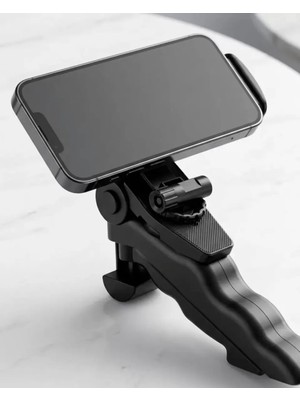 Marsilyan Katlanabilir Mini Telefon Tripodu Masaüstü Telefon Standı 360 Derece Ayarlanabilir