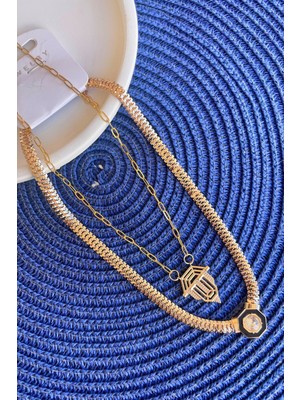 Hatıra Kutusu Serenay 2'li Çelik Kolye – Kimler Geldi Kimler Geçti -Lisinya