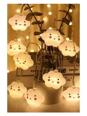 LuxeGem 2m 10'lu Gülen Bulut LED MZ6200-274