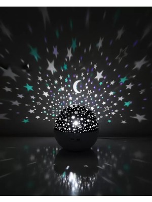 Nuveden Ieg™ Zaman Ayarlı Fişli Yıldız Projektör Ortam Lambası