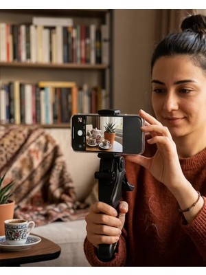 Marsilyan Masaüstü Telefon Tripodu Katlanabilir Telefon Tutucu Video Çekim Standı