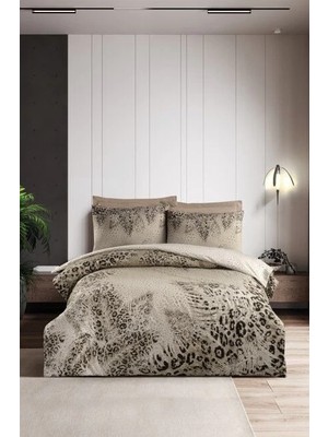 AyrStore Buğz Altınbaşak Creaforce Tigra Core Çift Kişilik Nevresim Takımı