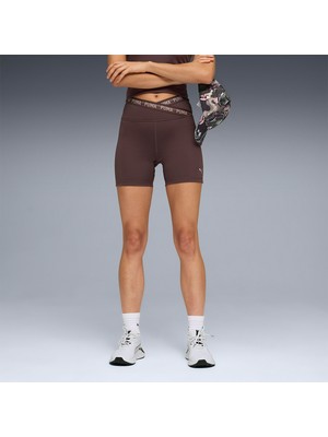 Puma Strong Cf Short Kadın Kahverengi Tayt