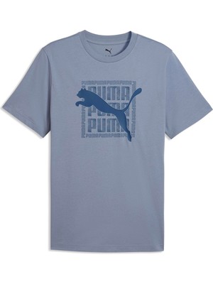 Puma Graphic Erkek Gri Tişört