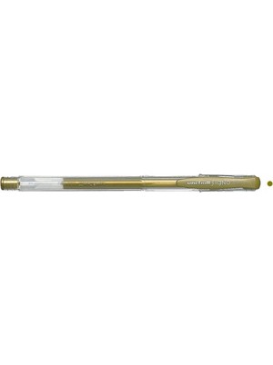 Uni-Ball Um-100 Roller Kalem Signo Fine Jel Bilye Uç 0.8 Mm Altın (12 Li Kutu)