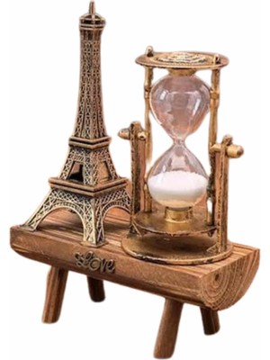 isiltikidsmoda Eyfel Kuleli Kum Saati Dekoratif Hediyelik Eşya Retro Eyfel Kulesi - Lisinya