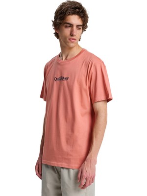 Quiksilver Fineline Erkek Pembe Tişört