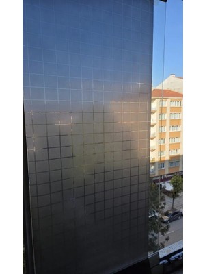 Başak Ev Tekstili Cam Filmi Kaplama Statik Folyo  Buzlu Desenli Duşa Kabin Pencere Ofis Dekorasyon