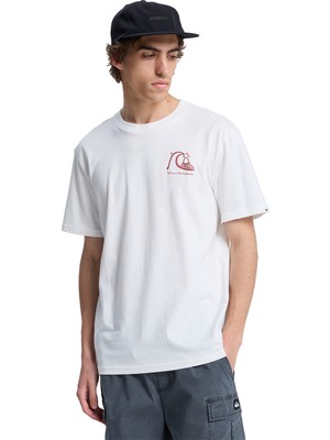 Quiksilver Evo Original Bs Erkek Beyaz Tişört