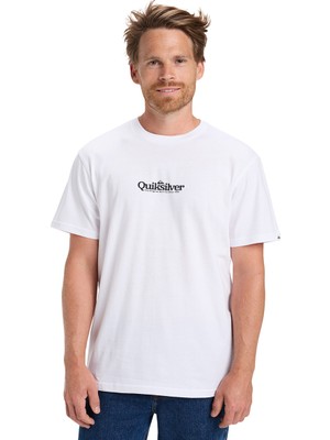 Quiksilver Fineline Erkek Beyaz Tişört