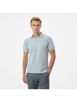 Nautica Erkek Mavi Classic Fit Polo K55310T.4PB