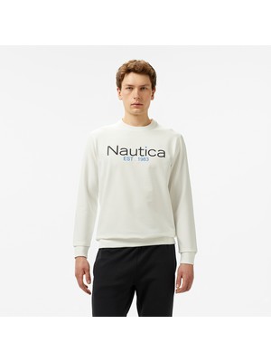 Nautica Erkek Krem Regular Fit Sweatshirt K55008T.1MA