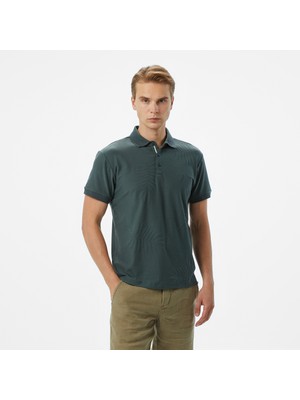 Nautica Erkek Yeşil Classic Fit Desenli Polo K55301T.3UH