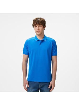 Nautica Erkek Mavi Classic Fit Polo Yaka T-Shirt K55328T.4SJ
