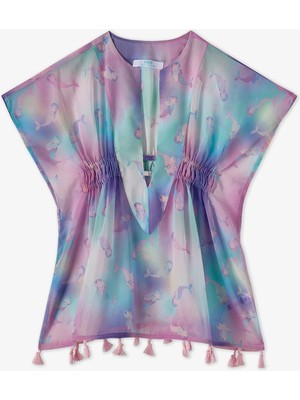 Penti Kız Çocuk Deniz Kızı Ponponlu Kaftan