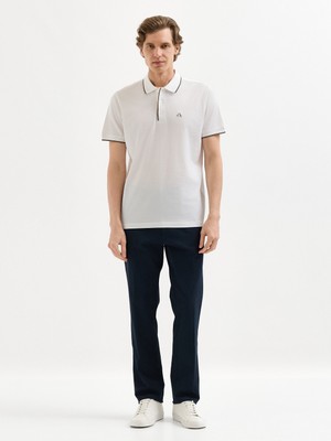 Karaca Beyaz T-Shirt-Polo Yaka Tişört