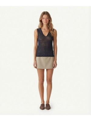 Yargıcı Regular V Yaka Kolsuz Kazak