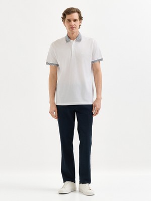 Karaca Beyaz T-Shirt-Polo Yaka Tişört