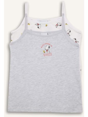 DeFacto Snoopy Hayvan Desenli 2'li Atlet Kız Çocuk H0181A826SP