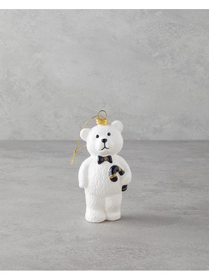 English Home Bonnie Yılbaşı Ağacı Süsü 12.5 cm Beyaz