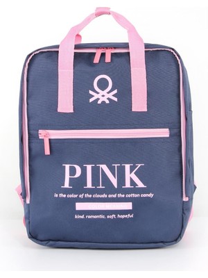 Benetton Okul Sırt Çantası Çift Bölme 3818