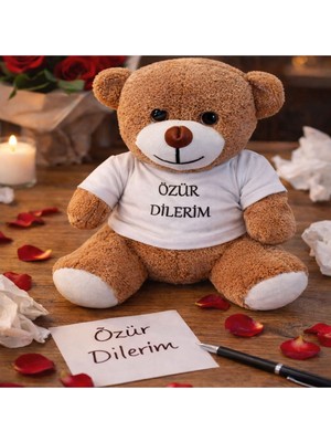 Tbl Dekor Özür Dilerim Tişörtlü Peluş Ayıcık
