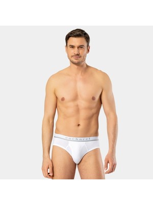 Cacharel Erkek Likrali Bantli Slip 1311/BEYAZ