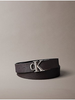 Calvin Klein Erkek Ck Buckle Tumbled 35MM Kemer
