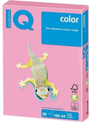 Mondi IQ Color Renkli Fotokopi Kağıdı A4 80 Gram Pembe NE1325-PI25 (500 Lü Paket)