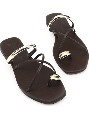 Gönderi(r) Kadın Kahverengi  Parmak Arası Terlik