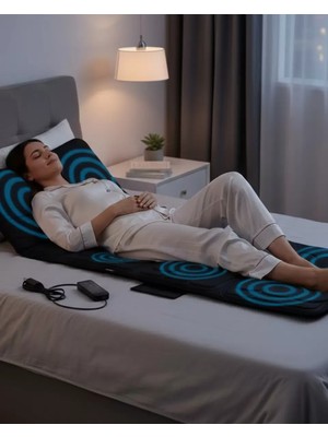 MiraLive Sırt Bel Boyun Masaj Minderi Isıtmalı Titreşimli Sistem