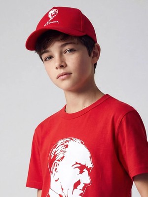 LC Waikiki Atatürk Baskılı Erkek Çocuk Kep Şapka  (S6)