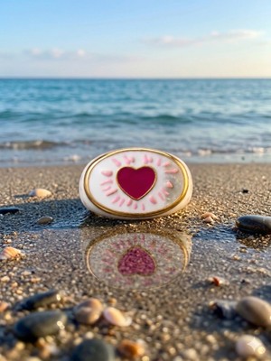 Theory Jewelry Summer Shine Yüzük |kalp Detaylı | Yazlık Kadın | Beyaz Mineli | Ayarlanabilir Yüzük | Trend Yüzük | Kombin Yüzük